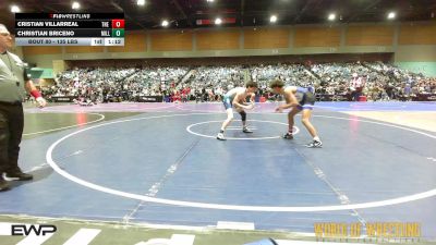 135 lbs Round Of 32 - Cristian Villarreal, The Snake Pit Wrestling vs Christian Briceno, Millard