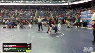 3A 157 lbs 3rd Place Match - Houston Leeah, Union Pines vs Deshawn Carty, Harnett Central