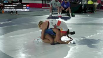 53 lbs Semis - Sage Mortimer, Titan Mercury Wrestling Club (TMWC) vs Katie Gomez, Titan Mercury Wrestling Club (TMWC)