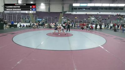 124 lbs Semifinal - Lauren Nguyen, Sacred Heart vs Megan Edwards, Elmira College