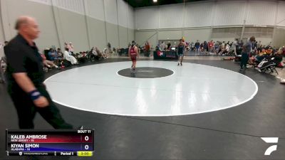 106 lbs Round 3 (8 Team) - Kaleb Ambrose, New Jersey vs Kiyan Simon, Alabama