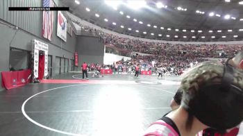 132 lbs Champ. Round 2 - Genevieve Eager, BYA Wrestling vs Ramsey Brandenburg, Wisconsin