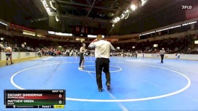 157 lbs Champ. Round 1 - Zachary Shniderman, Ironwood Ridge vs Matthew Green, Basha