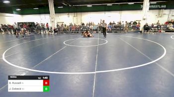 160 lbs Round Of 64 - Brenton Russell, IN vs Jayden Dobeck, NC