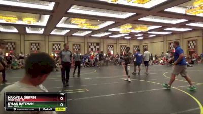 100 lbs Semis & 1st Wrestleback (8 Team) - Maxwell Griffin, Frost Gang vs Dylan Bateman, Team Alien