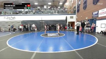 84 lbs Cons. Semi - Blaine Black, Idaho vs Jack Roos, 208 Badgers Wrestling Club