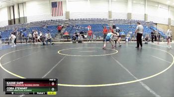 102 lbs Semifinal - Cora Stewart, Askren Wrestling Academy vs Kassie Sapp, Michigan Grappler Training Center