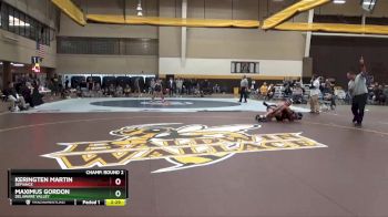 165 lbs Champ. Round 2 - Keringten Martin, Defiance vs Maximus Gordon, Delaware Valley