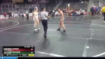 164 lbs Quarterfinal - Autumne Williams, Team Illinois vs Lesliegh Lovings, Team Nebraska