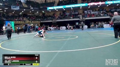 152G 3rd Place Match - Hilary Larson, Napaskiak vs Bella Byrd, Soldotna