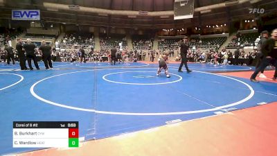 61 lbs Consi Of 8 #2 - Beau Burkhart, Coweta Tiger Wrestling vs Clayton Wardlow, Heat