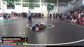 121 lbs Round 2 - Melissa Small, Shadow Ridge vs Skyla Philpot-Fernandez, Liberty