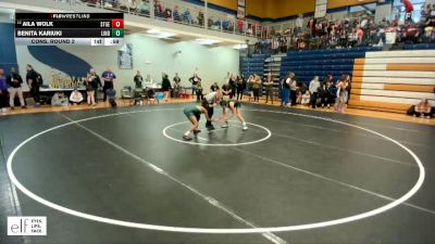 115 lbs. Cons. Round 2 - Benita Kariuki, Lindbergh vs Aila Wolk, Ste Genevieve