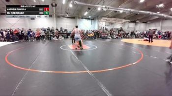 285 lbs Cons. Round 3 - Kaeden Bonilla, Brush vs Eli Rodriguez, Longmont