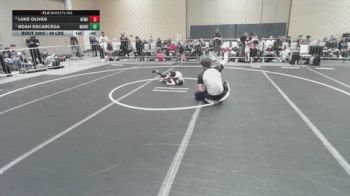 49 lbs Semifinal - Luke Olivas, Hemet Youth WC vs Noah Escarcega, Manu WC