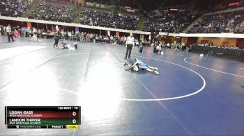 70 lbs Semifinal - Logan Gass, Moen Wrestling Academy vs Landon Thayer, MWC Wrestling Academy