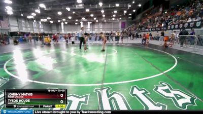 73-75 lbs Round 2 - Tyson Houde, Lake Stevens WC vs Johnny Mathis, Moses Lake WC