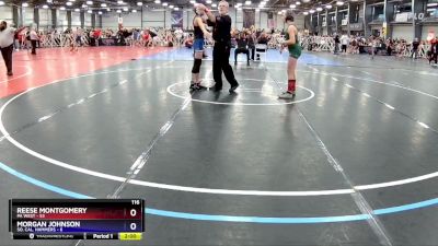 116 lbs Rd# 10- 12:45pm Saturday - Reese Montgomery, PA WEST vs Morgan Johnson, So. Cal. Hammers