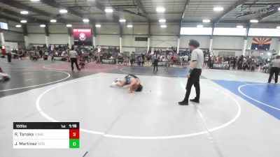 156 lbs Semifinal - Raidyn Tanaka, Yuma Elite Wr Ac vs Jaime Martinez, Yotes WC