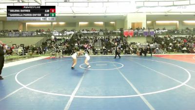 107 lbs Semifinal - Selena Batres, Jonathan Law vs Gabriella Parris-Dwyer, Maloney