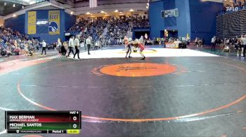 106 lbs Cons. Round 2 - Max Berman, Germantown Academy vs Michael Santos, Chantilly