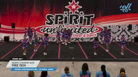 North Country Elite - Free Rein [2024 L1 Performance Rec - 12Y (NON) - Large Day 1] 2024 Spirit Unlimited Harrisburg Challenge