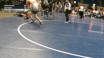 175 lbs Final - Gavin Zillman, Harborcreek vs Levi Foust, Ligonier Valley