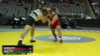 285 lbs Cons. Round 1 - Hayden Smith, Heritage Hills vs Brady Beck, Rochester