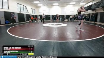 100 lbs Cons. Round 4 - Aislynn Vroman, Wind River vs Sage Lichtenberger, Newcastle