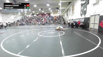 138 lbs Champ. Round 1 - Ethan Low, Gabrielino vs Hassan Al Musawi, Loara