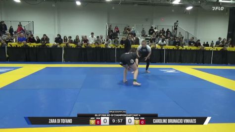 Caroline Brunacio Vinhaes vs Zara Di Tofano 2026 Pan IBJJF Jiu-Jitsu No-Gi Championship