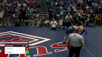 190 lbs Semifinal - Aeoden Sinclair, WI vs Tucker Hogan, PA