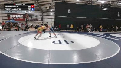 70 kg Cons. Rd Of 32 - Seamus Mack, Lehigh Valley Wrestling RTC vs Terry Langley Jr, West Virginia Regional Training Center