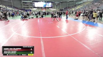 113 lbs Champ. Round 2 - Breckin Henry, Camel Kids Wrestling vs Avery Van Zelderen, Moen Wrestling Academy