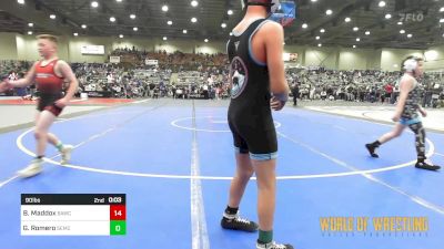 90 lbs Round Of 32 - Kellen Hundersmarck, Small Town Wrestling vs Ethan Ramirez, Elite Force Wrestling Club