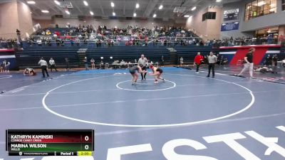 132 lbs Semifinal - Marina Wilson, Willis vs Kathryn Kaminski, Conroe Caney Creek