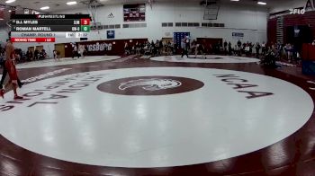 197 lbs Champ. Round 1 - Roman Martell, Wisconsin-Oshkosh vs D.J. Myles, St. Johns (mn)