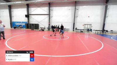 138 kg Rr Rnd 3 - Gianna Abbruzzese, Kingsway vs Yunuen Ayala, Development