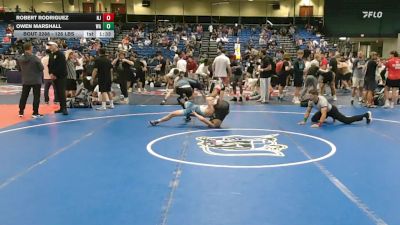126 lbs Consi Of 16 #1 - Robert Rodriguez, NJ vs Owen Marshall, WA