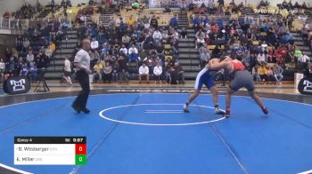 220 lbs Consolation - Derek Witsberger, St. Clairsville-OH vs Evan Miller, Canon-McMillan