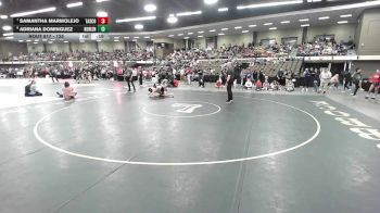 125 lbs Cons. Round 3 - Samantha Marmolejo, Amarillo Tascosa vs Adriana Dominguez, Clint Horizon