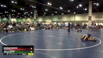 100 lbs Placement Matches (16 Team) - Natalie Radecki, Diamond Fish vs Skyla Fisher, RPA Wrestling