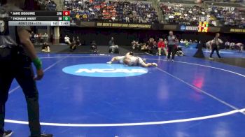 174 lbs Cons. Round 3 - Jake Deguire, Springfield vs Thomas West, Baldwin Wallace