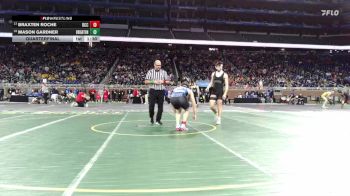 D1-175 lbs Quarterfinal - Braxten Roche, Detroit Catholic Central vs Mason Gardner, Brighton