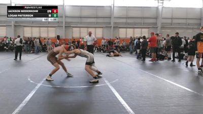 120 lbs Round 4 (6 Team) - Logan Patterson, Warner Elite vs Jackson Niederkohr, CP Wrestling