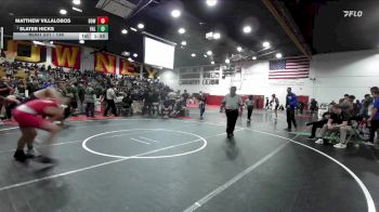 138 lbs Champ. Round 3 - Slater Hicks, Valenicia (Santa Clarita) vs Matthew Villalobos, Downey