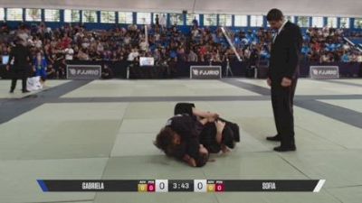 Sofia vs Gabriela 2026 FJJ Rio Carioca
