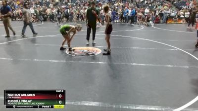 90 lbs Quarterfinal - Nathan Ahlgren, C2X Academy vs Russell Finlay, Palmetto State Wrestling Academy