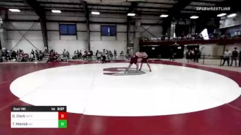 285 lbs Round Of 16 - Doug Clark, Springfield vs Travis Manick, Rhode Island College