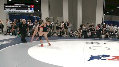 55 kg Cons. Sub-rd Of 16 - Brand'n Edstrom, Team Idaho Wrestling Club vs Kash Larkin, Valiant Wrestling Club